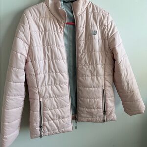 New Balance Women's Light Pink Puffer Jacket